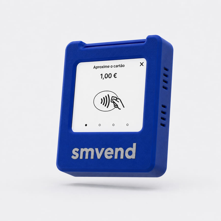 SumUp Solo na caixa SmVend, Azul